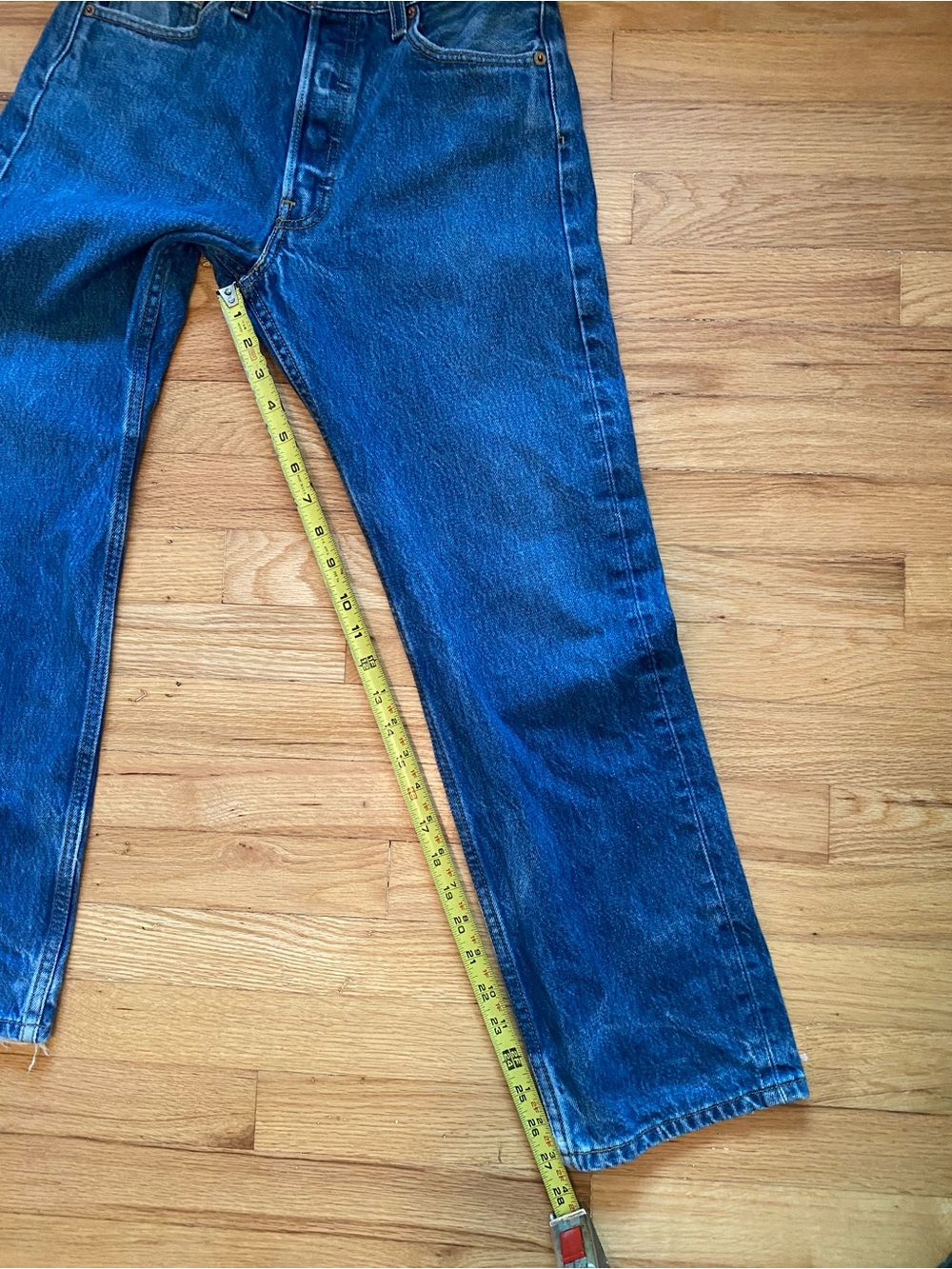 Levi’s 501 Original Fit Jeans Men’s 30x30 (Measures 28x28) 2008 Made in Mexico - Picture 11 of 12